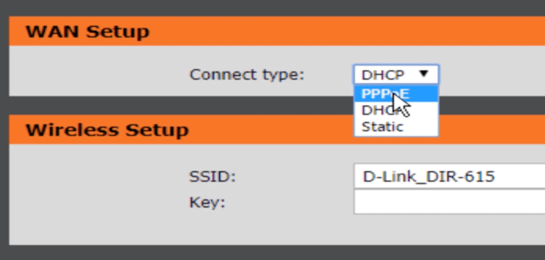 D-Link router configuration